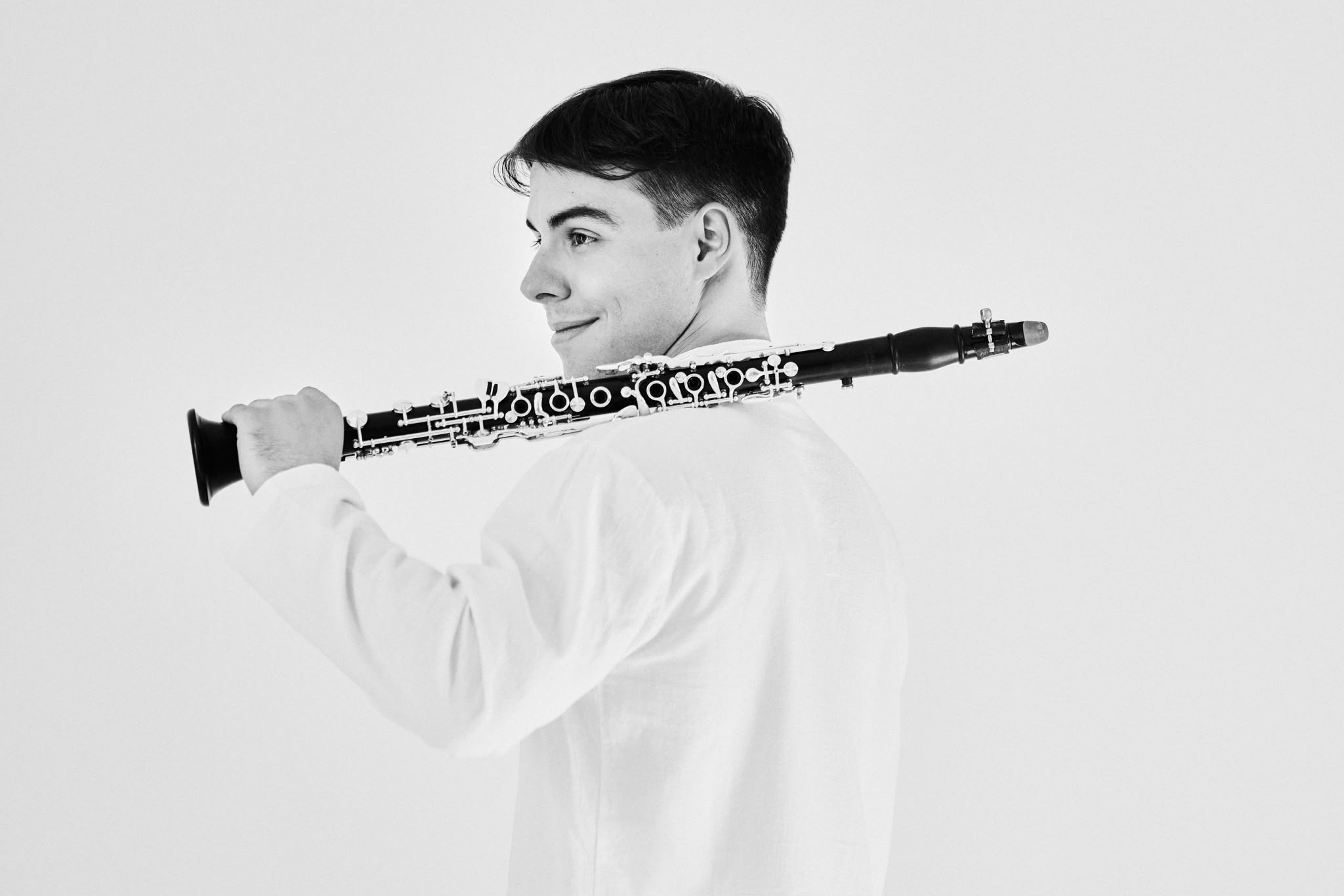 Matija Raičević with his clarinet