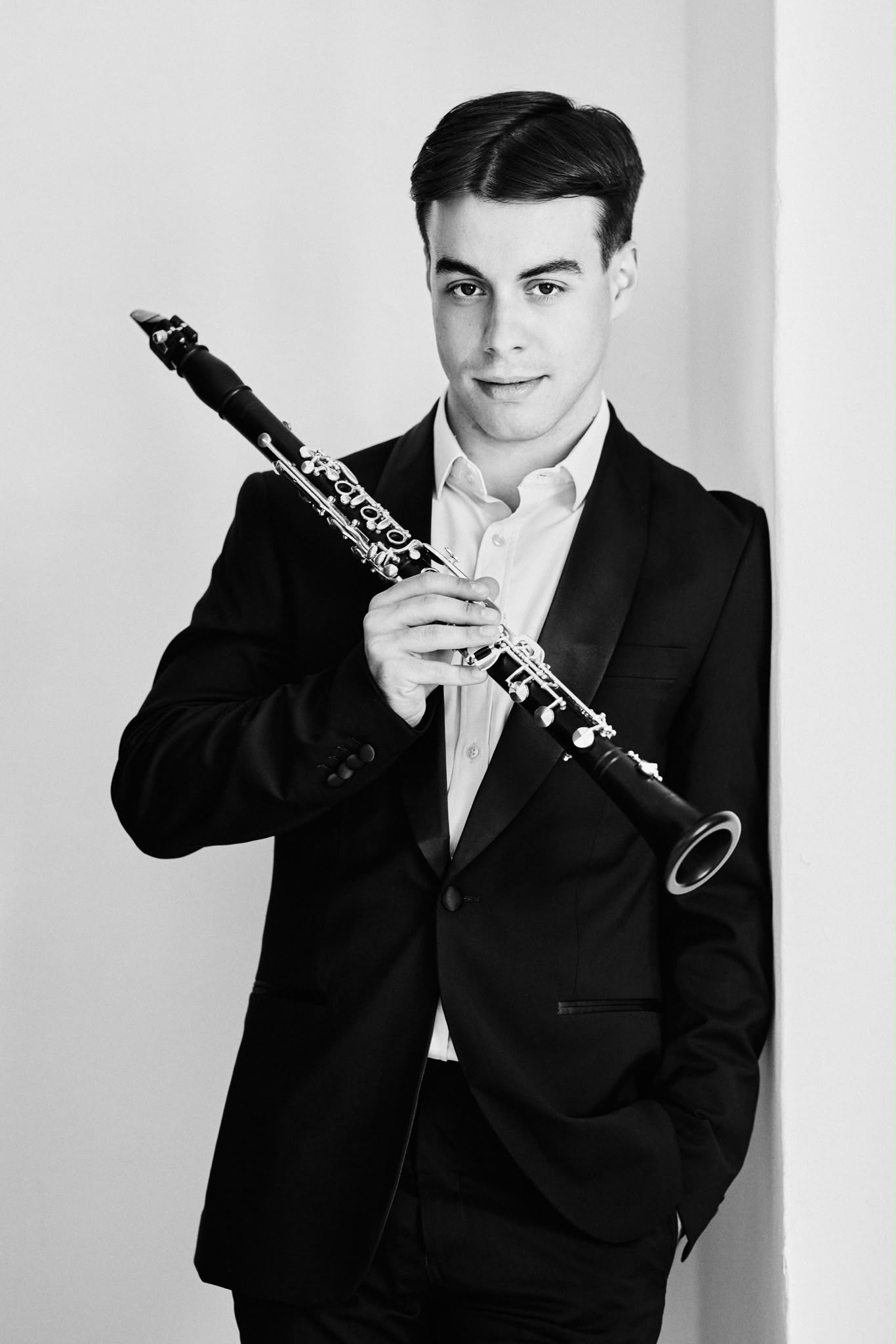 Matija Raičević with his clarinet